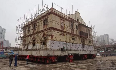 平移動(dòng)老建筑，傾角傳感器起到關(guān)鍵作用